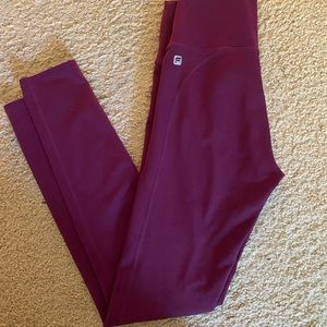 Fabletics purple high-rise full length leggings size xs